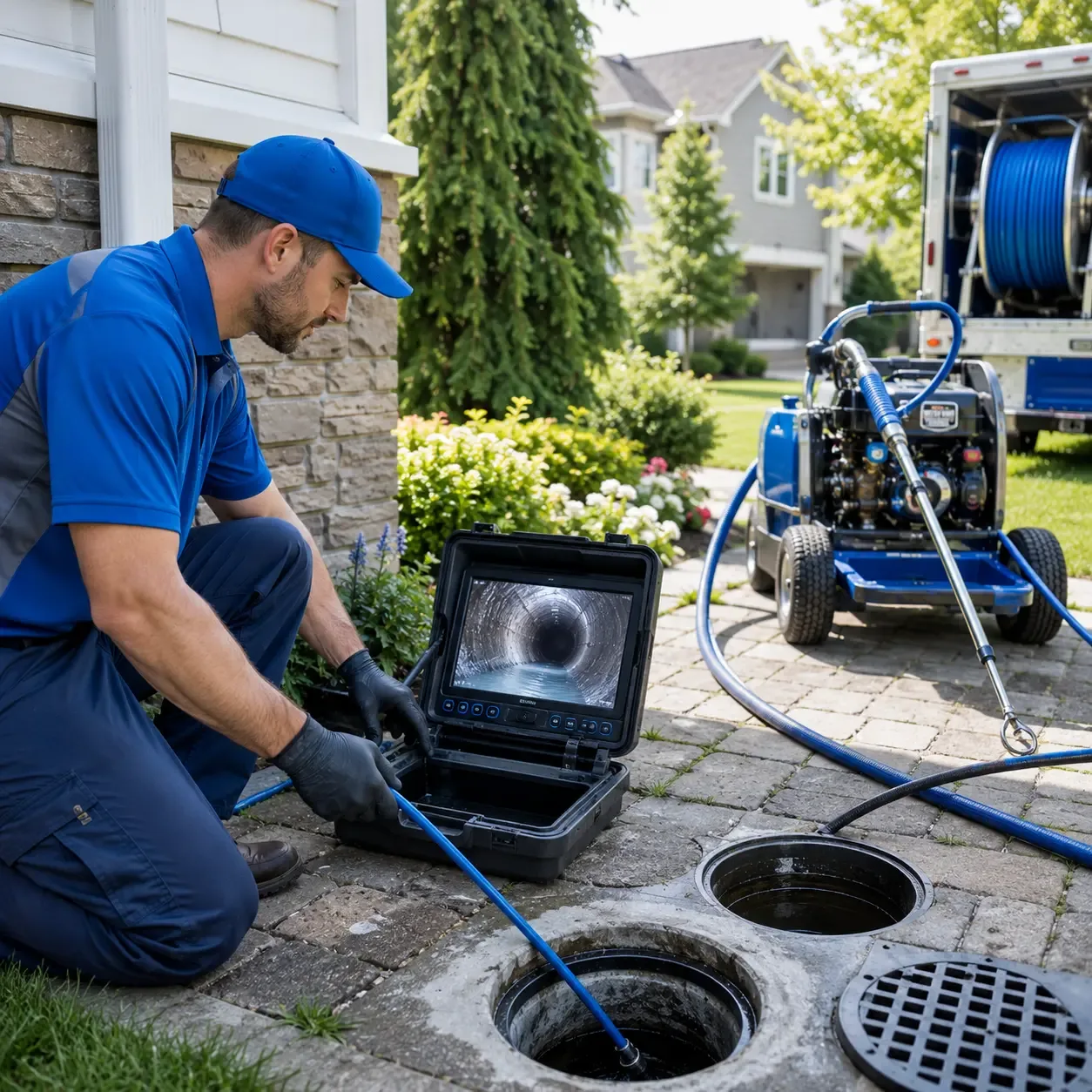 Outdoor drain cleaning professionals serving Johnston, RI